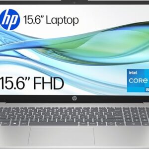 HP 15.6" Laptop | Intel Core i5-1334U Processor | 16 GB RAM | 1 TB SSD | Intel Iris Xᵉ Graphics | FHD Display | Up to 9.75 hrs battery | Windows 11 | Dual Speakers | Natural Silver | 15-fd0003sa